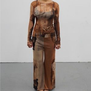 Jean Paul Gaultier SS 1999 Venus De Milo Mesh Set